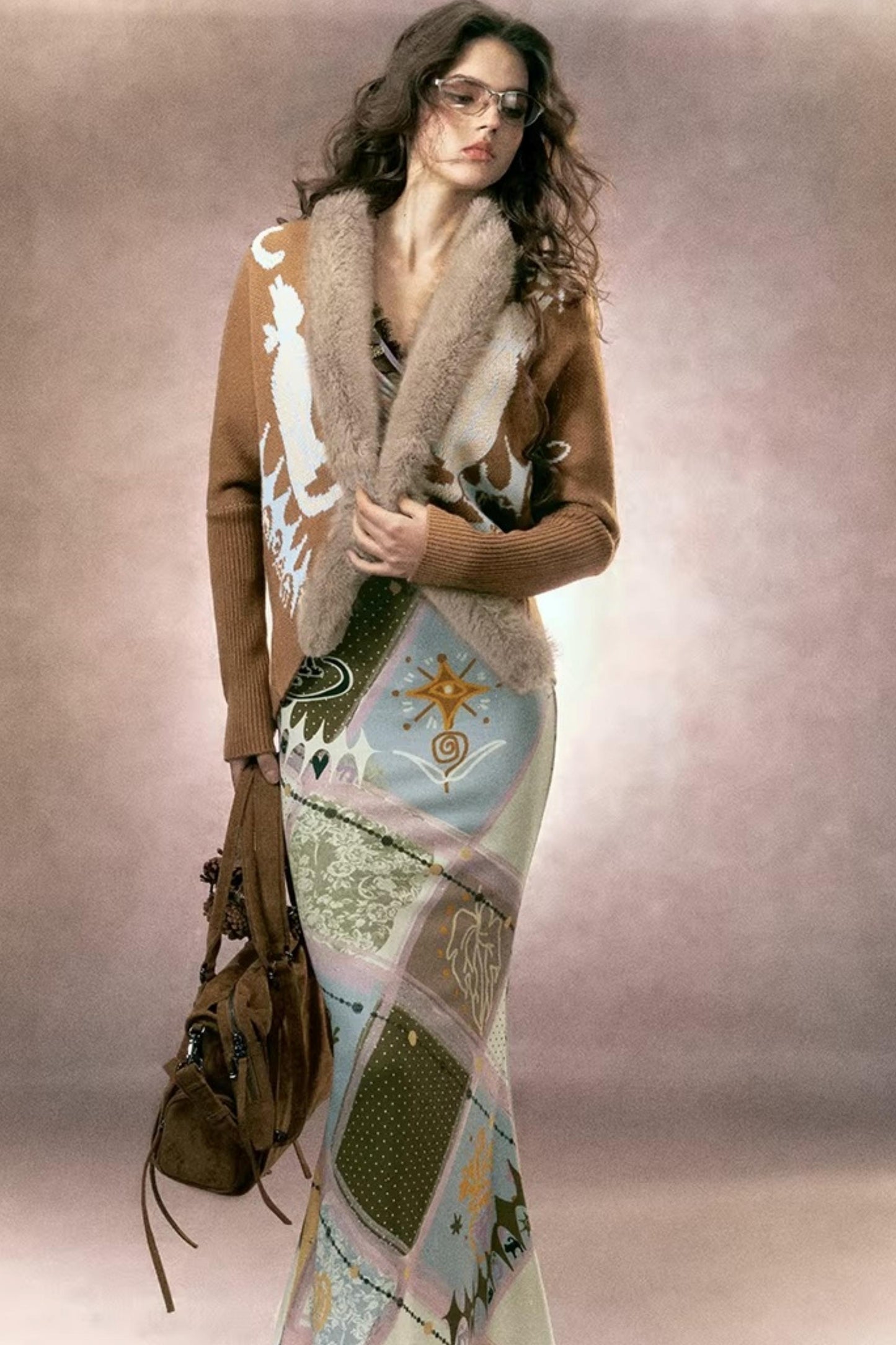 Halter Lace Patchwork Dress