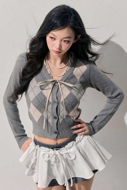 Plaid Annie Waltz Skirt