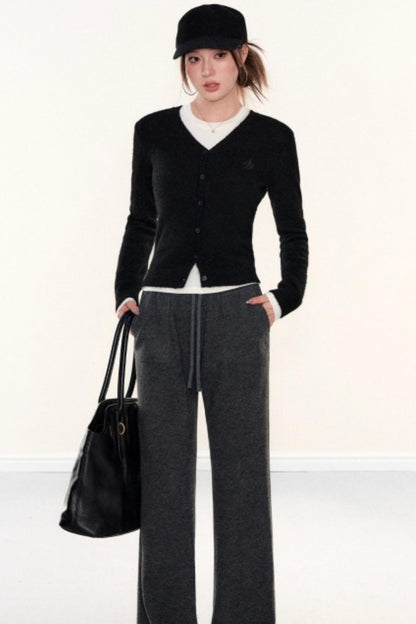 Slim-Fit Knitted Cardigan