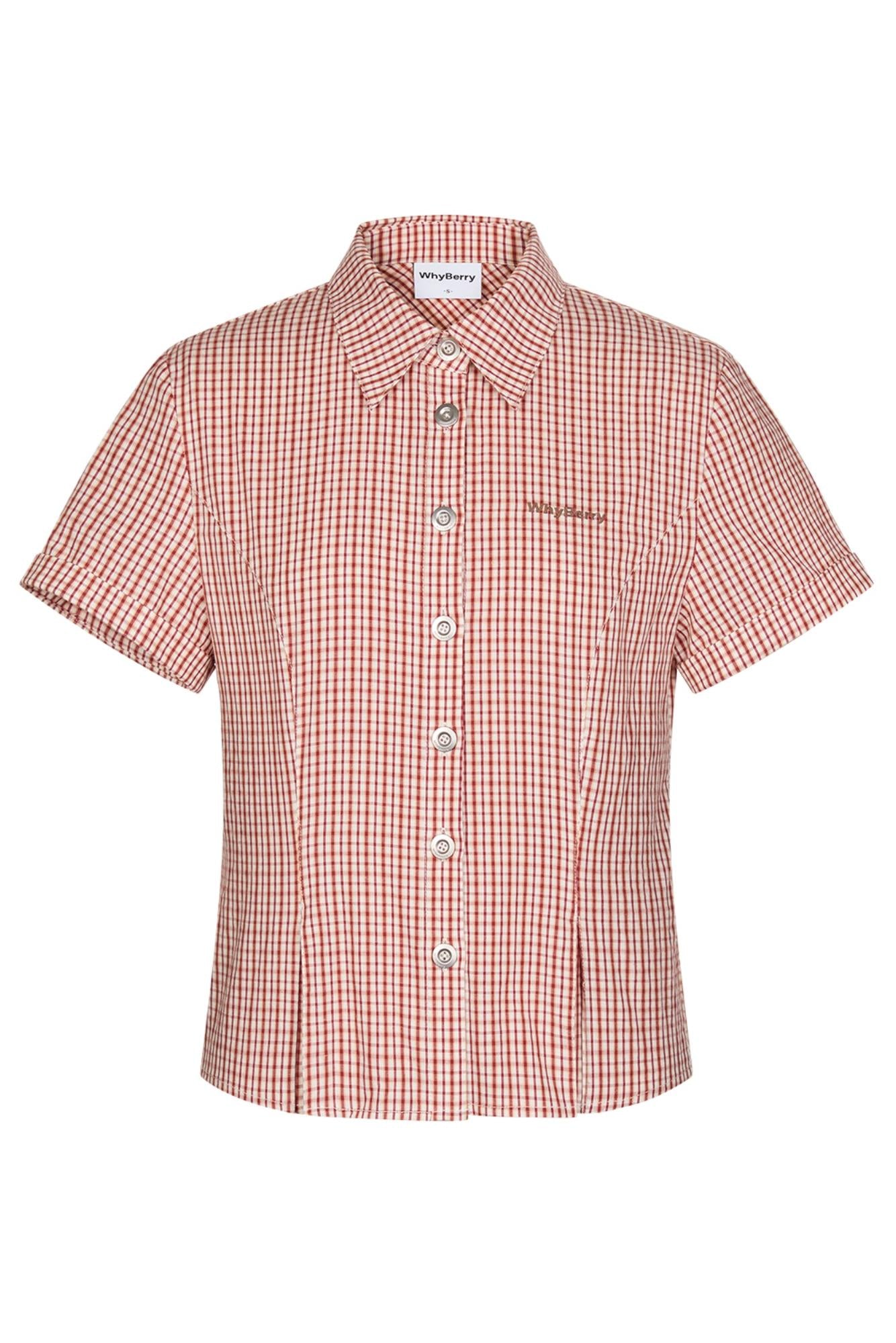 Summer Encounter Pink Check Shirt