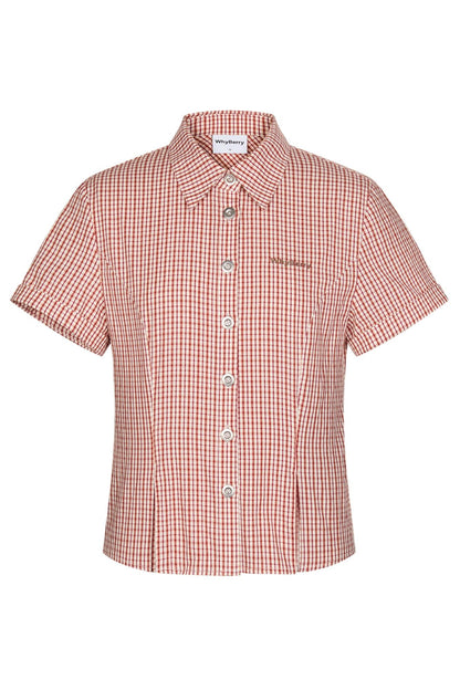 Summer Encounter Pink Check Shirt