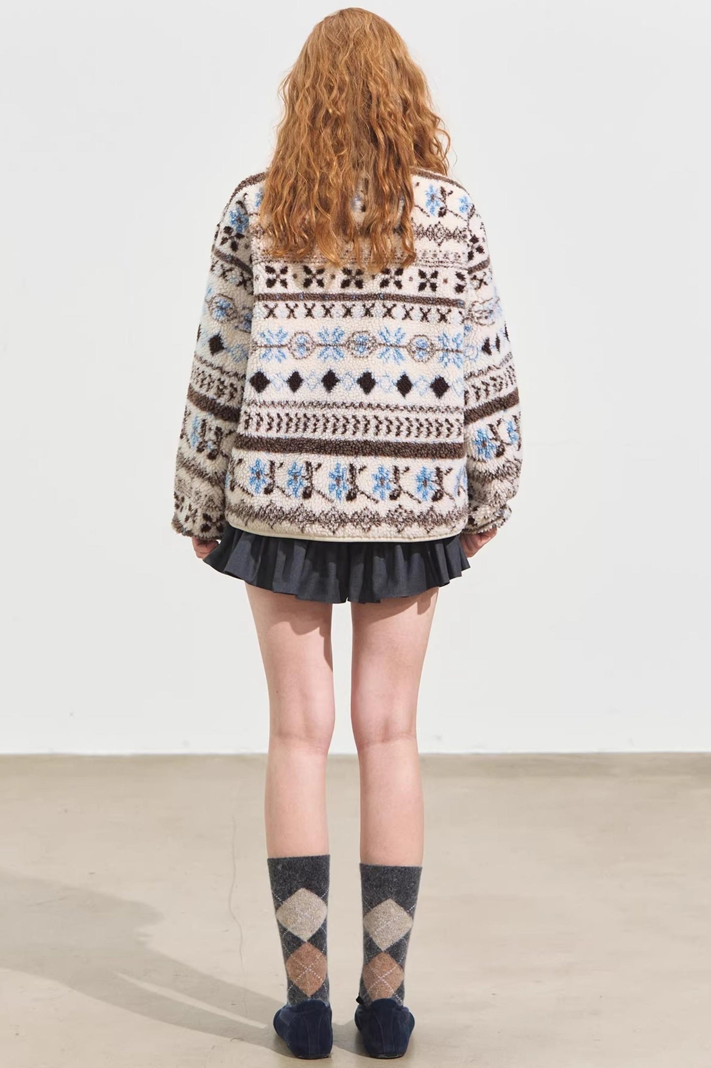 Polar Fleece Jacquard Jacket Set-Up