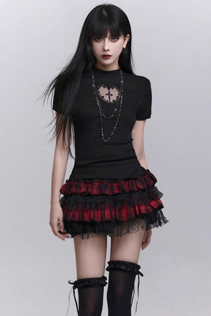 Curve Line Slim Skirt