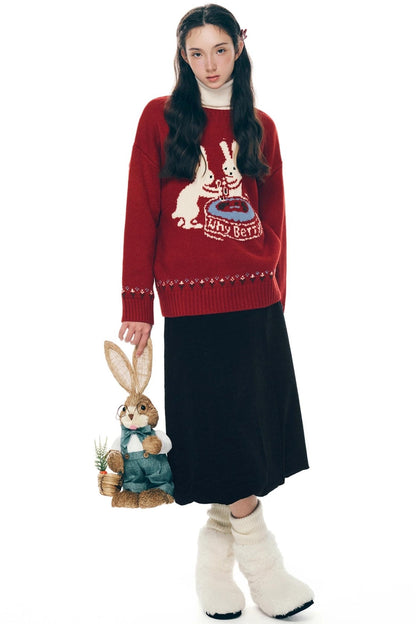 Bouquet Weaving Floral Skirt