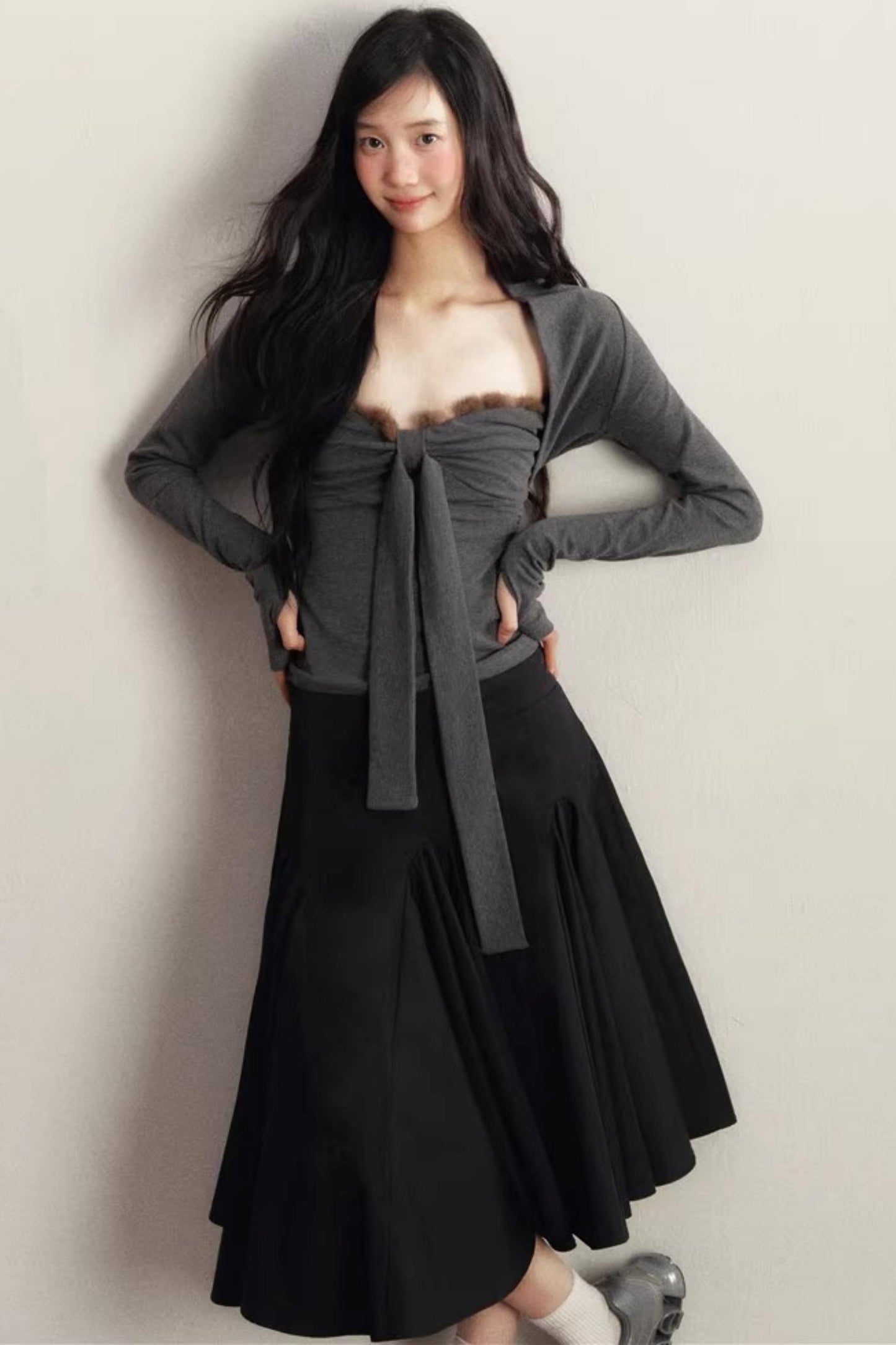 Edge Large Irregular Skirt