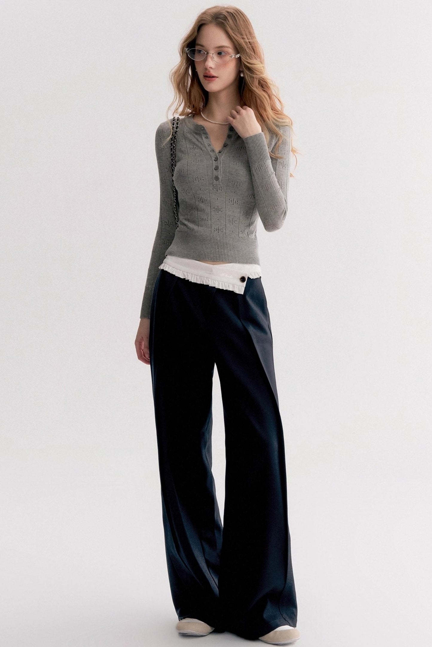 Cleanfit Jacquard Texture Crew Neck Shirt