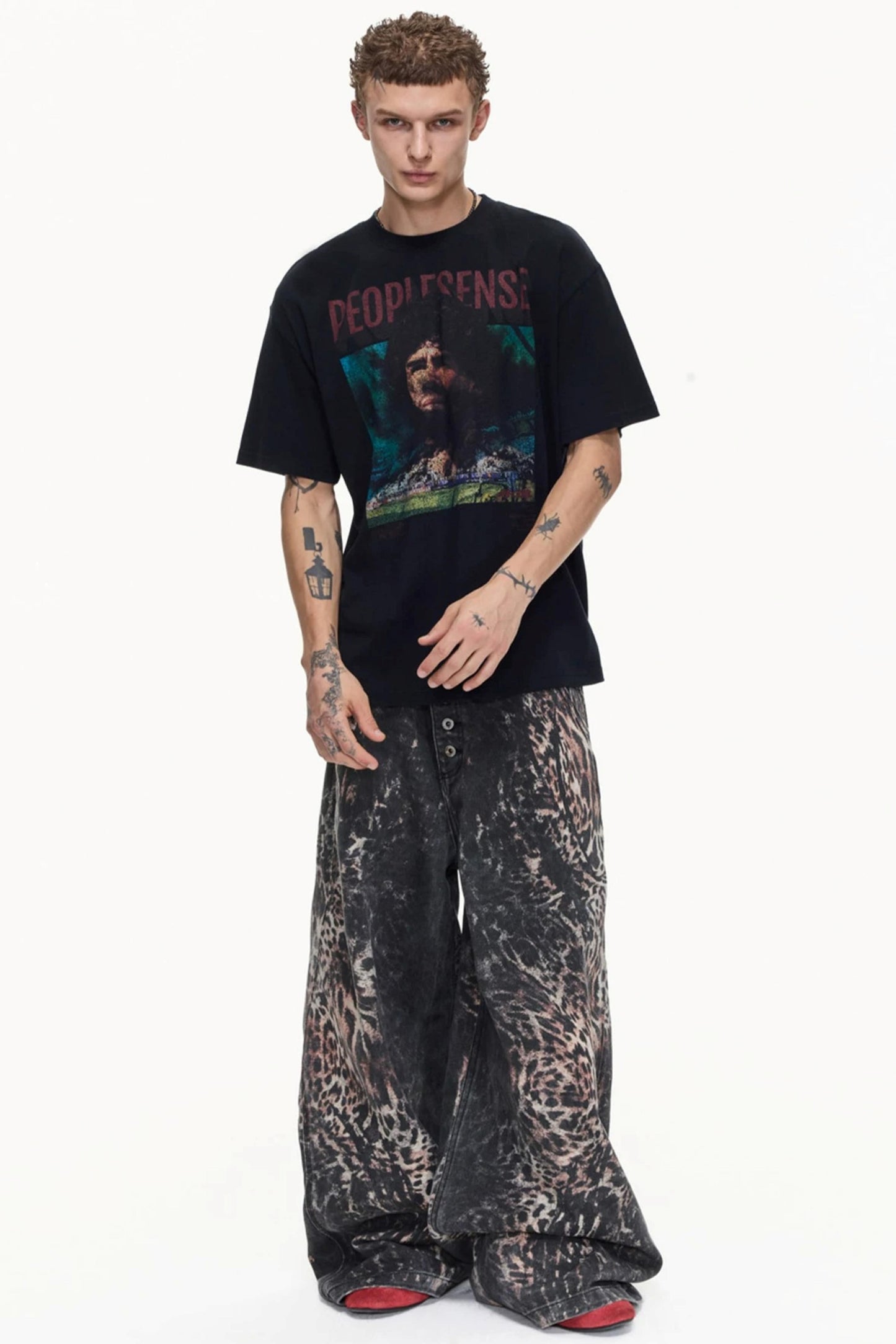 Retro Distressed Cotton Top