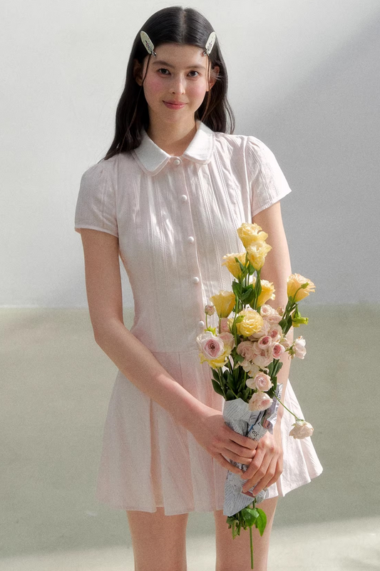 Retro College Shirt Dress