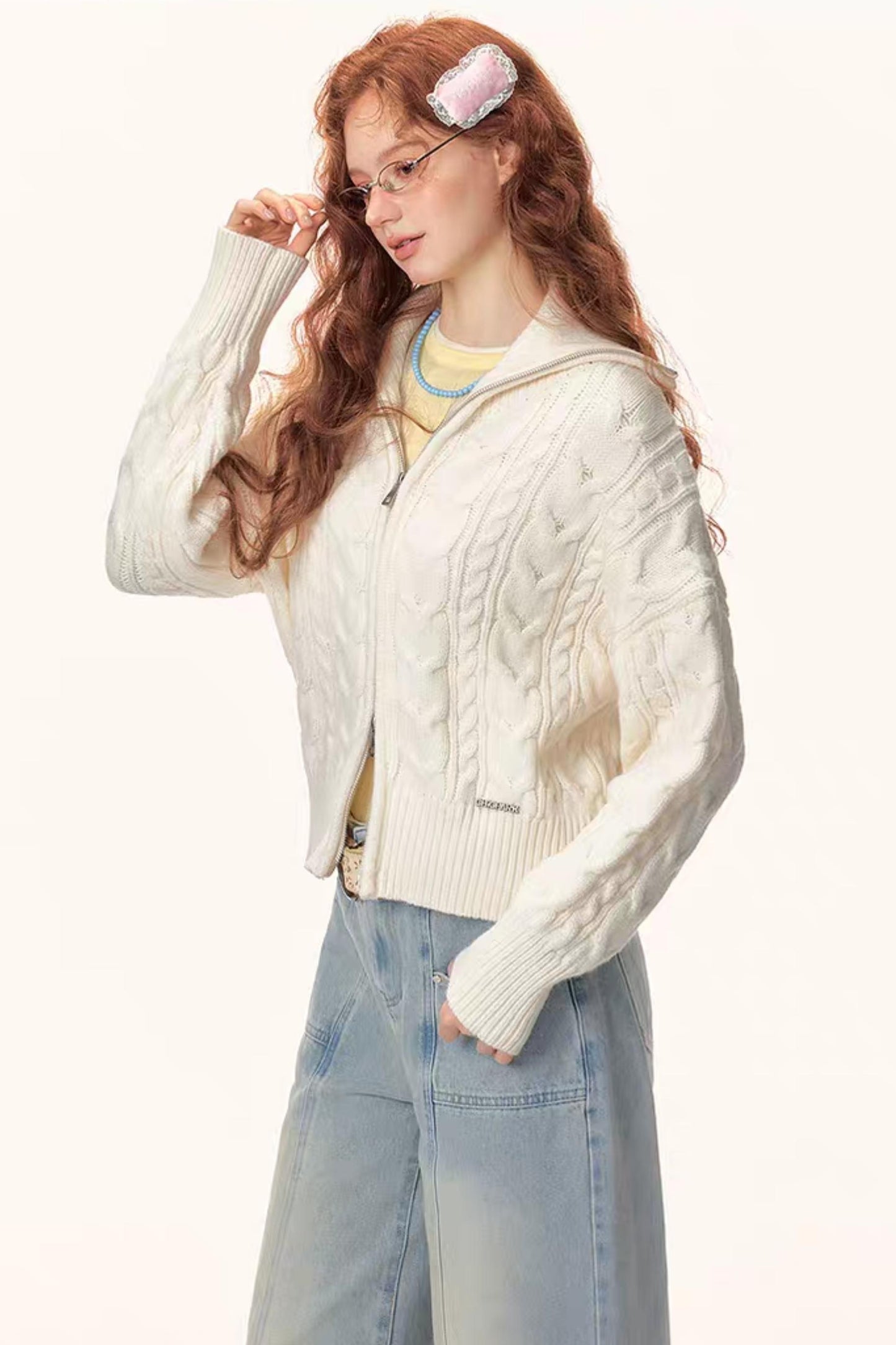 French Cable Sweater