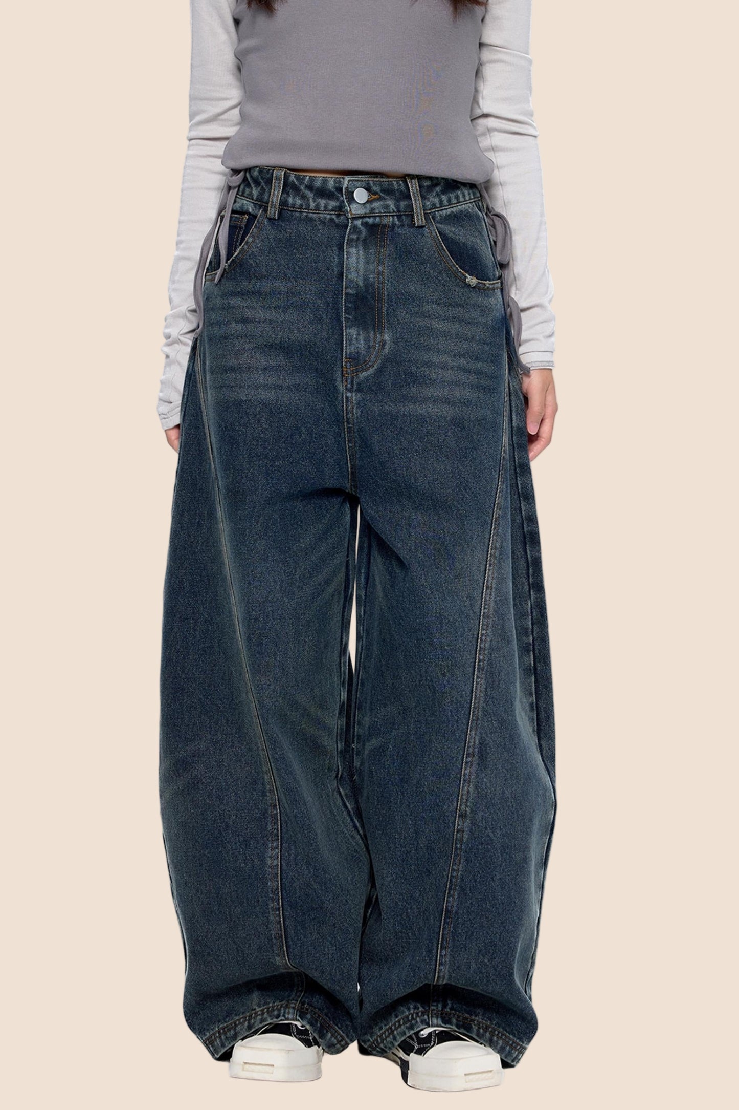 Summer Wide-Leg Jeans Pants