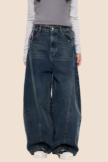 Summer Wide-Leg Jeans Pants