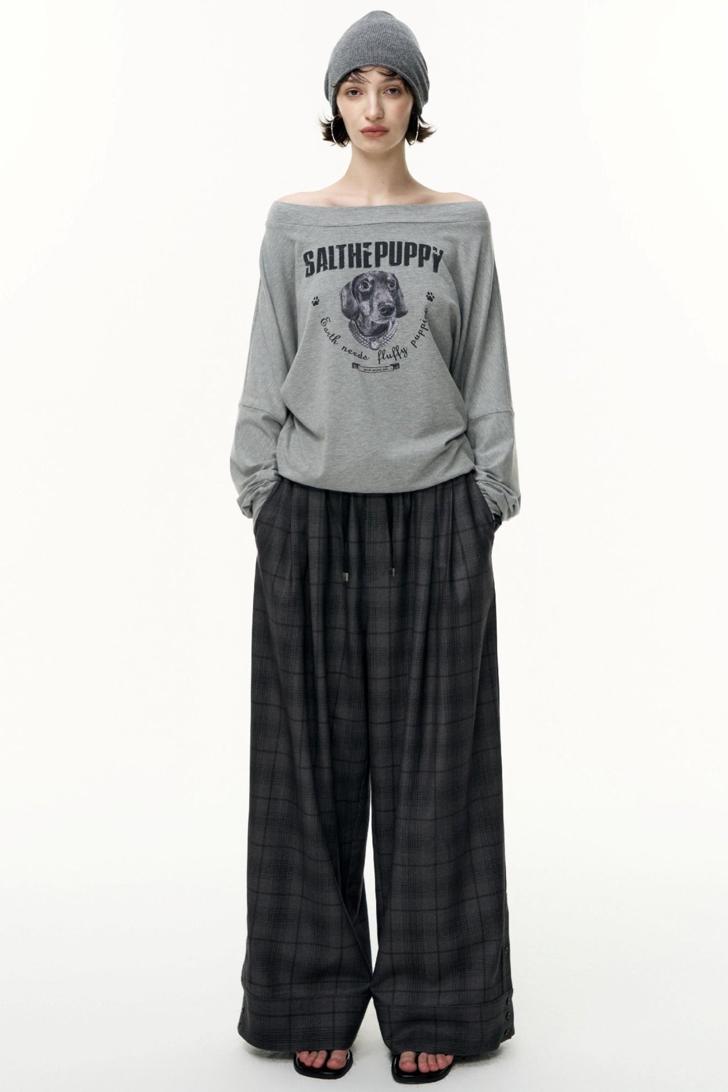 Vintage Wide-Leg Slacks