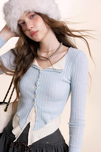 Romantic Wool Blend Cardigan