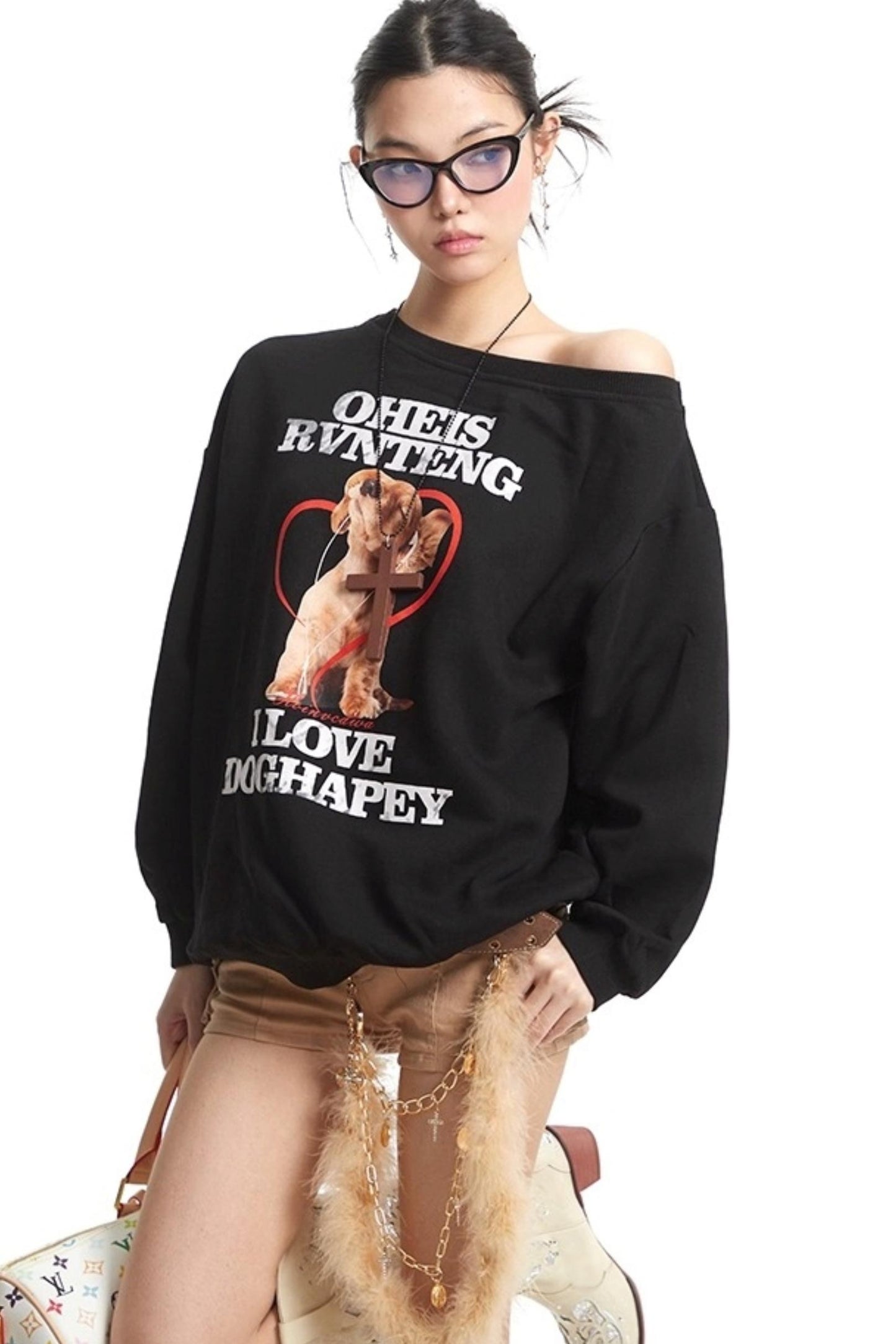 Vintage Lazy Sweatshirt