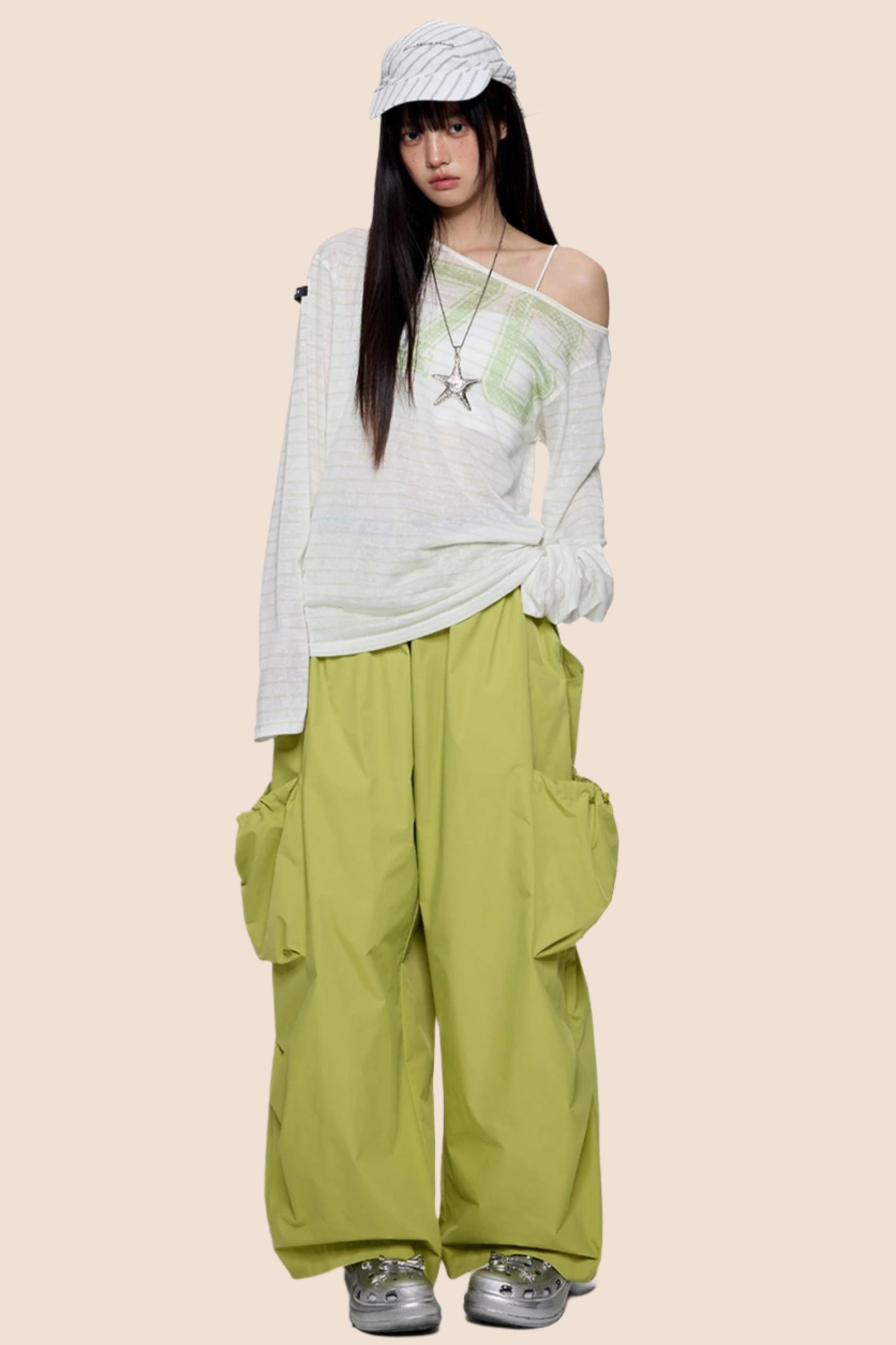 Slant Shoulder Sun Tee