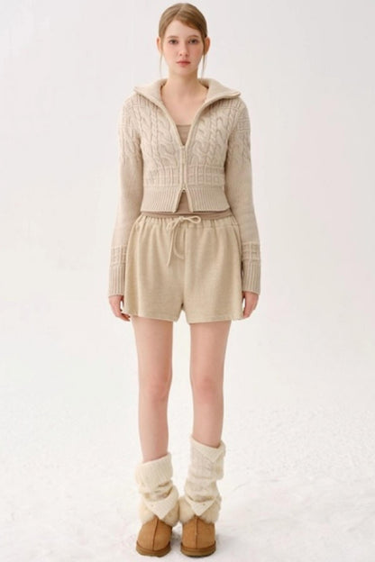 Heavy Wool Blend Slouch Socks