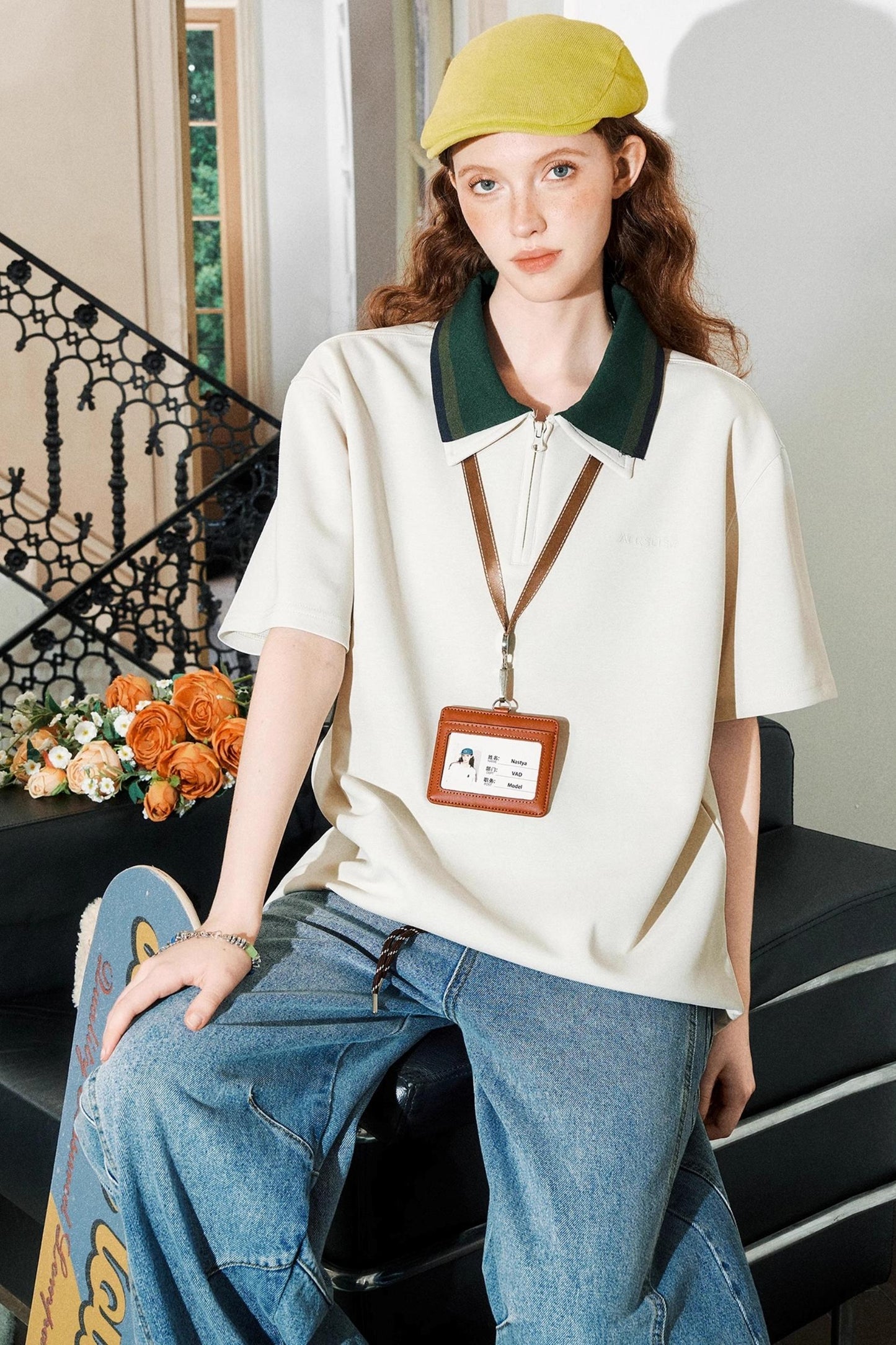 Color Block Polo Tee