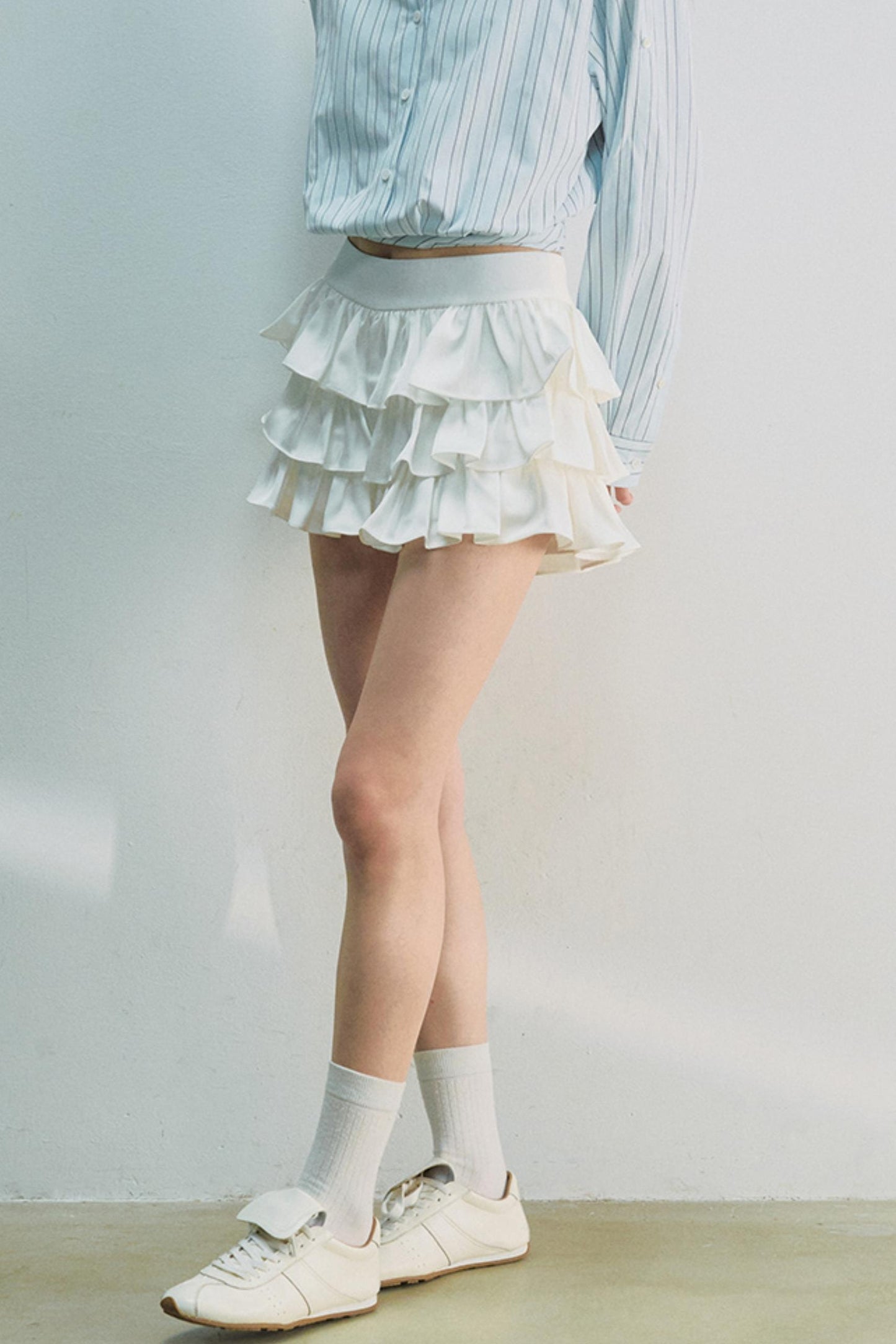 Elegant White Ballet Skirt