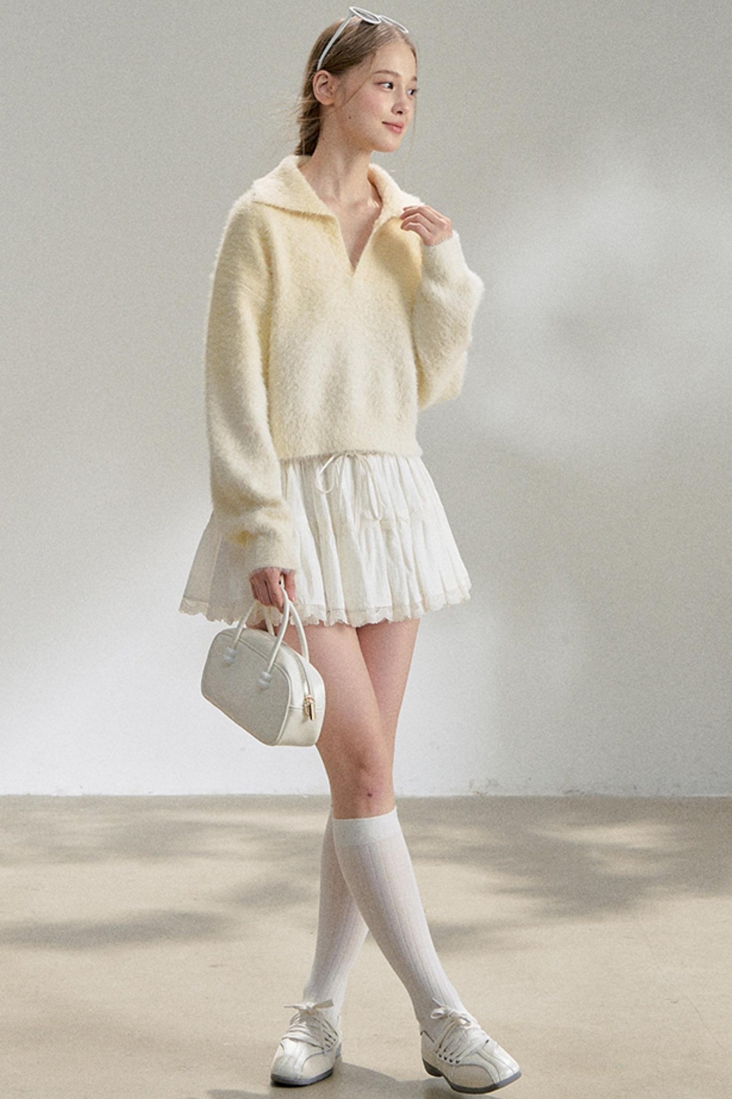 Soft Gradient Mohair Sweater