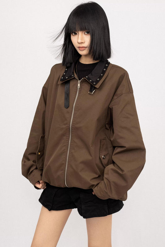 Vintage Hot Girl Lapel Jacket