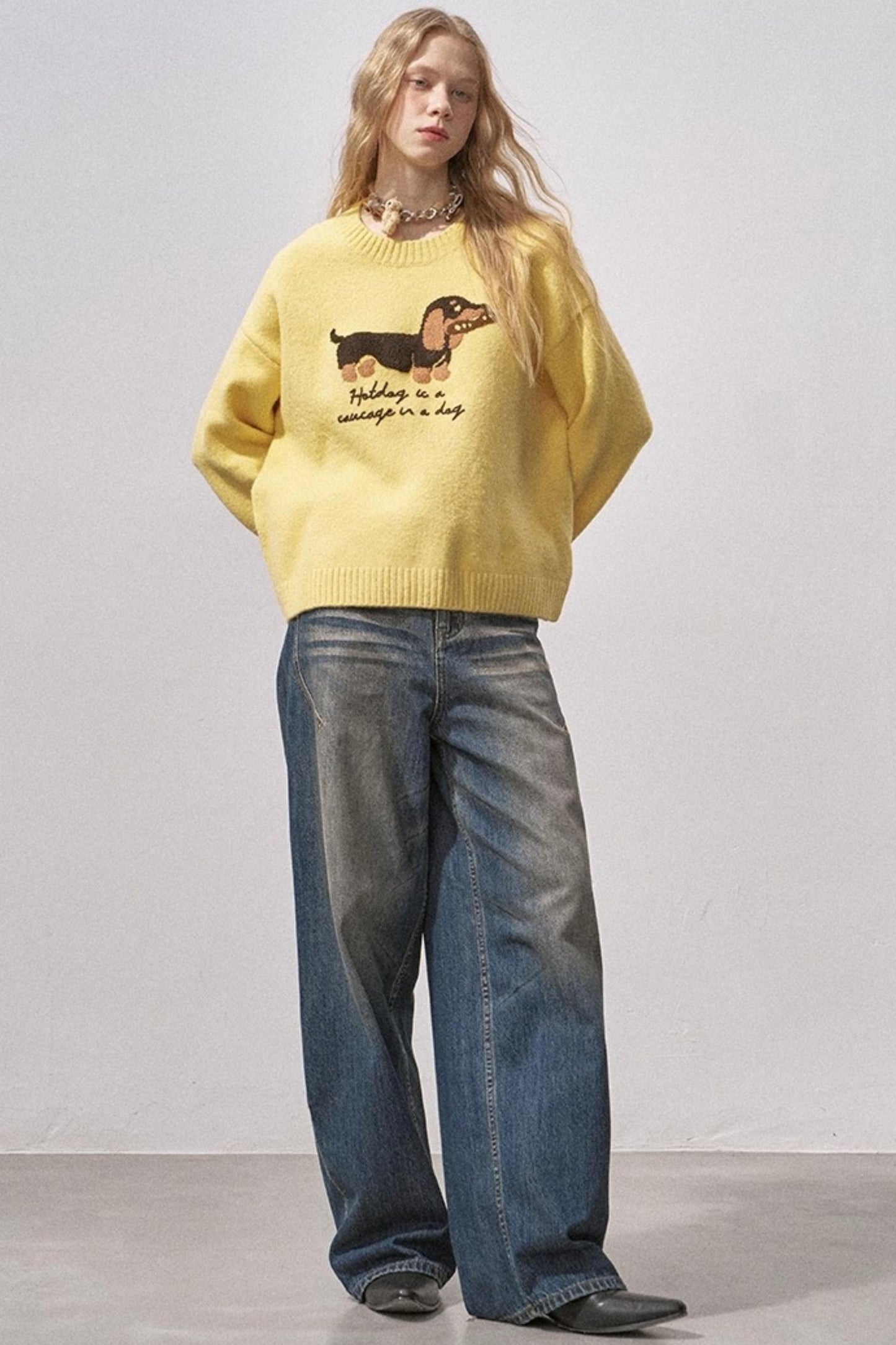 Dachshund Soft Knit Sweater