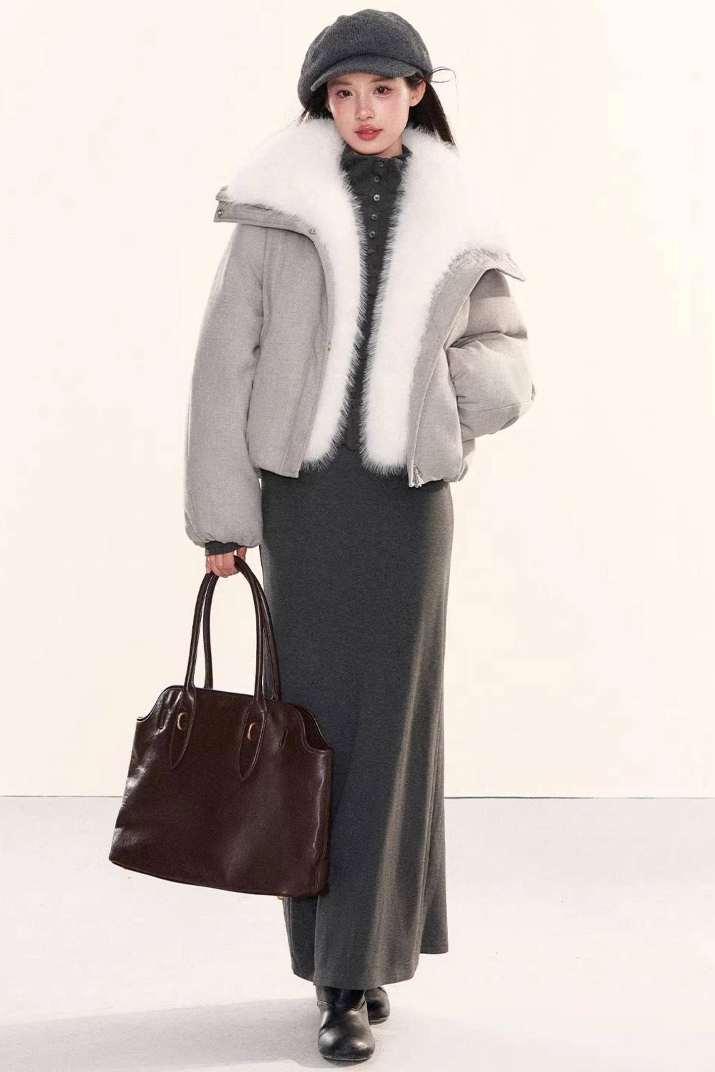 Henry Collar Bodycon Dress