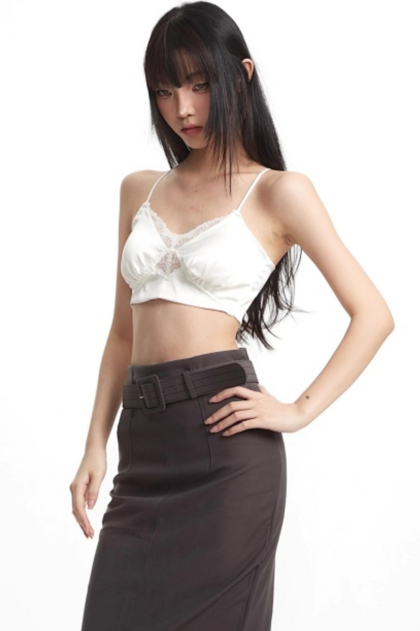 Lyocell Retro Striped Top Set-Up