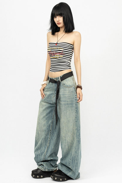 Striped Plunge Camisole