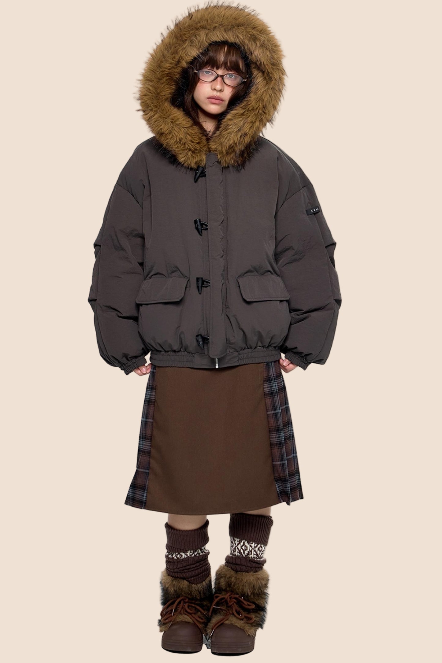 Vintage Cargo Down Jacket