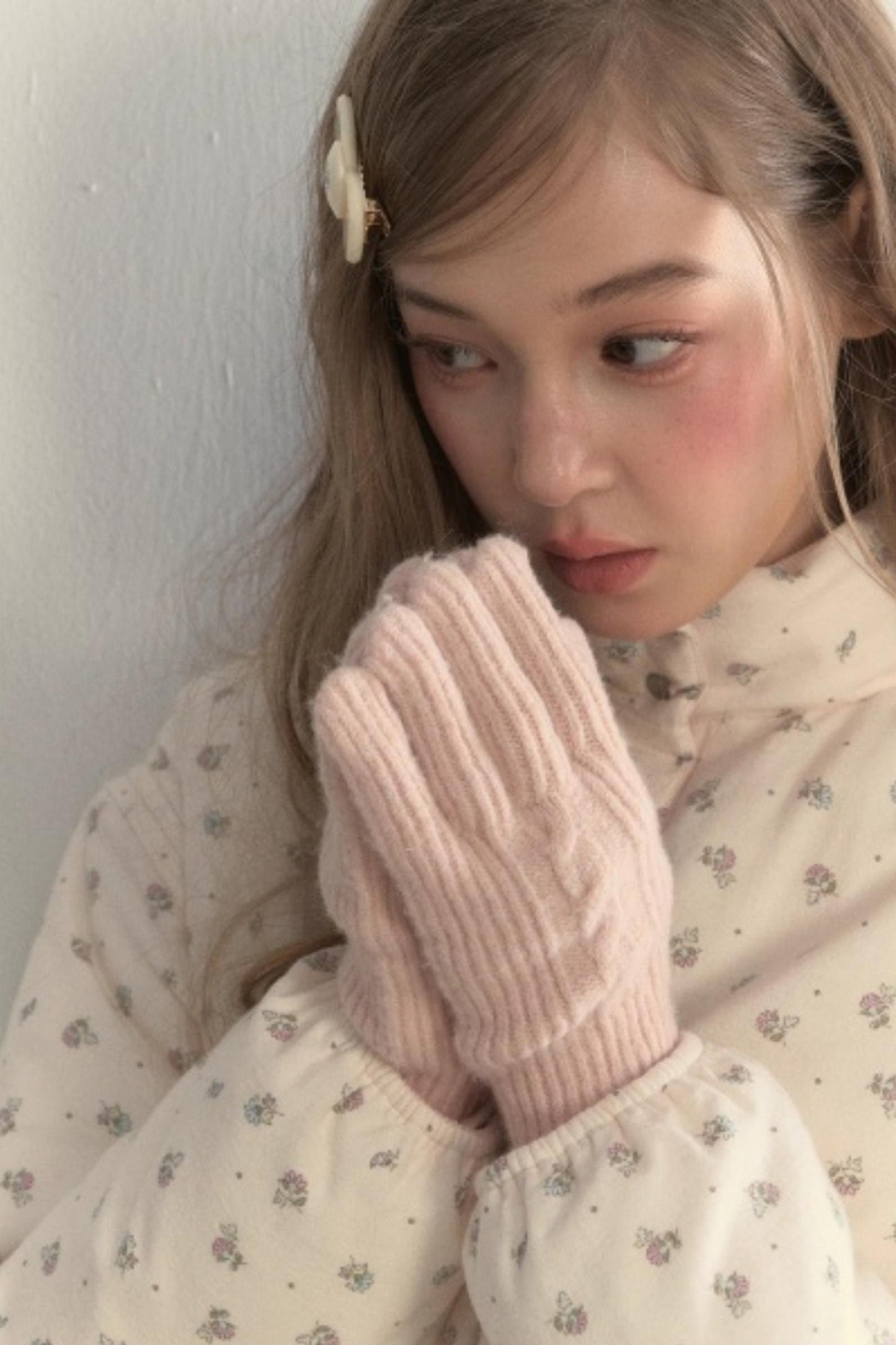 Arctic Twist Fleece Gloves