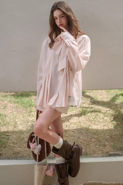 Pink Bow Shirt set-Up