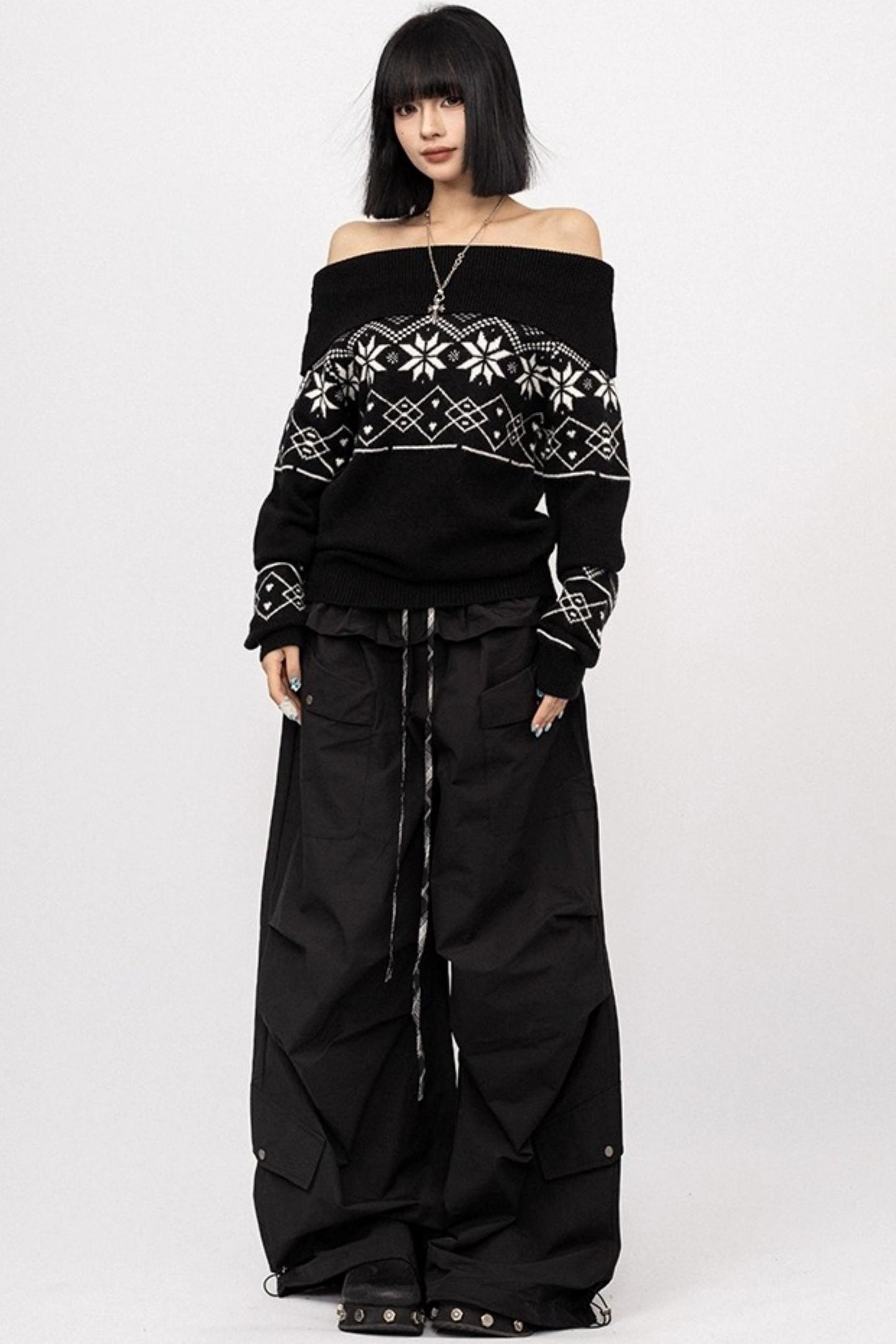 Lazy Spice Jacquard Sweater