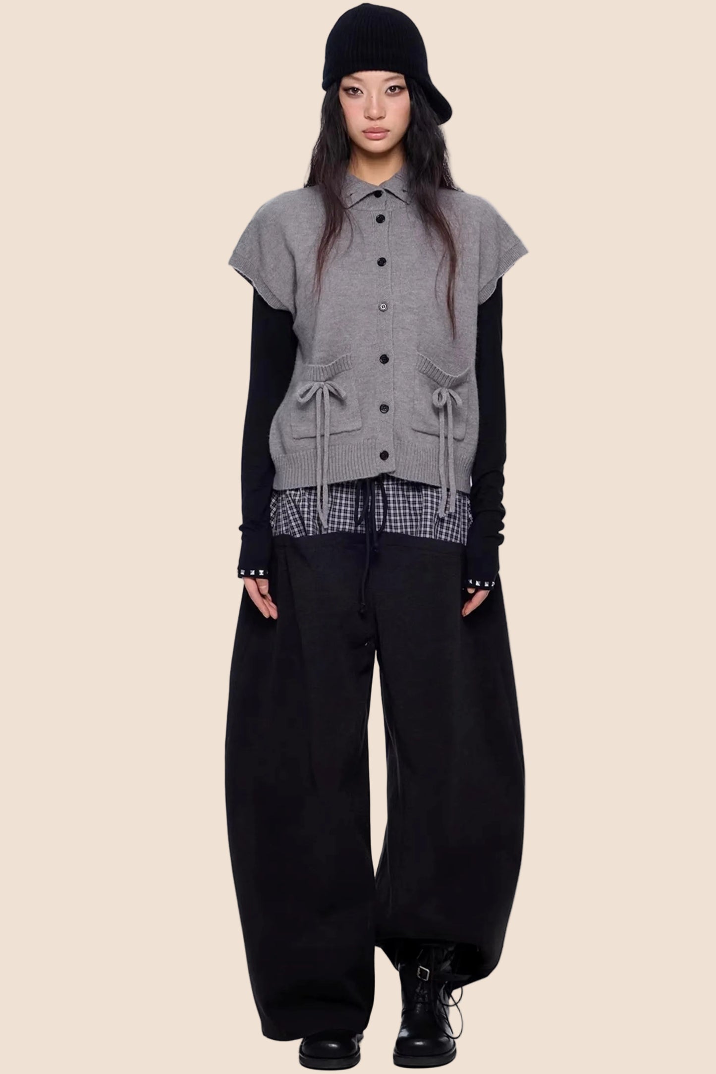 Hochintelligente Wollstrickjacke