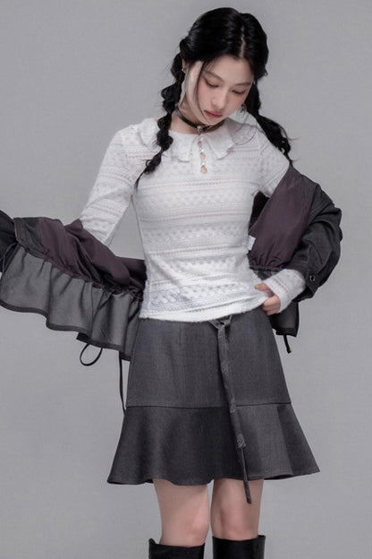 Lotus Leaf Collar Base Layer Top