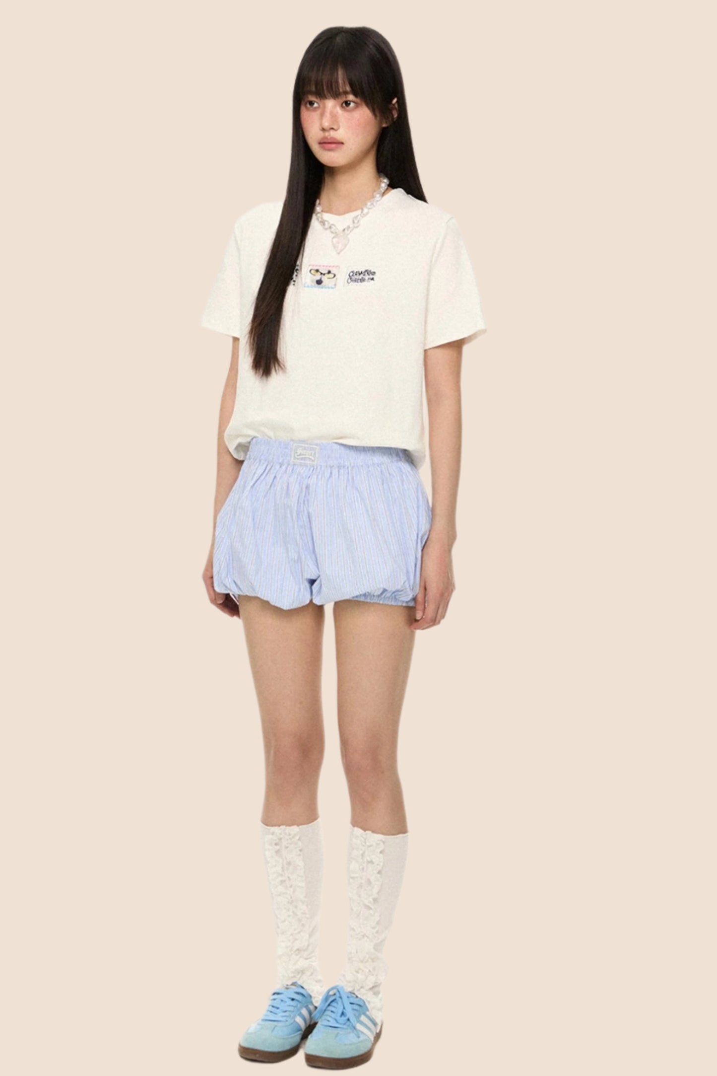 Retro Print Short Sleeve Tee