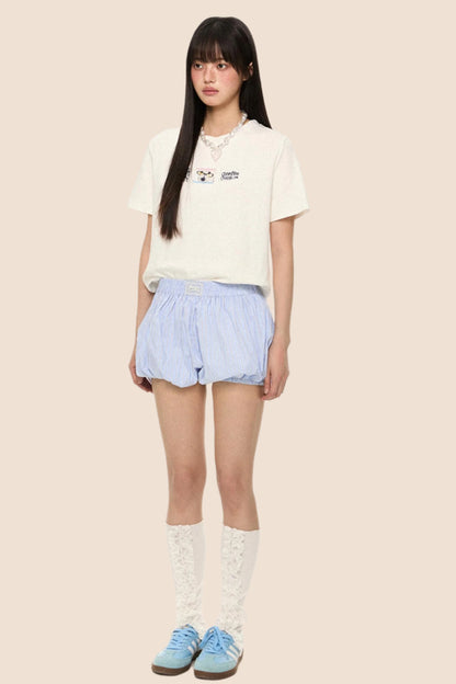 Retro Print Short Sleeve Tee