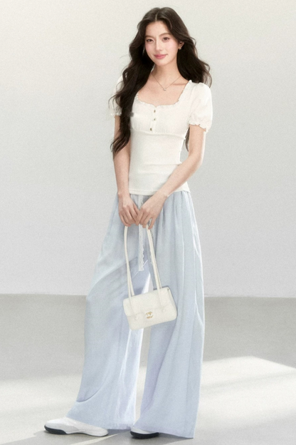 Korean Minimalist Knit Top