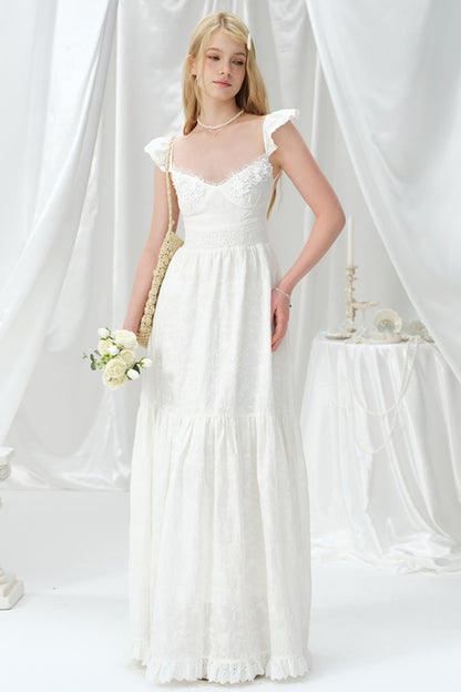 Summer Lace Halter Dress