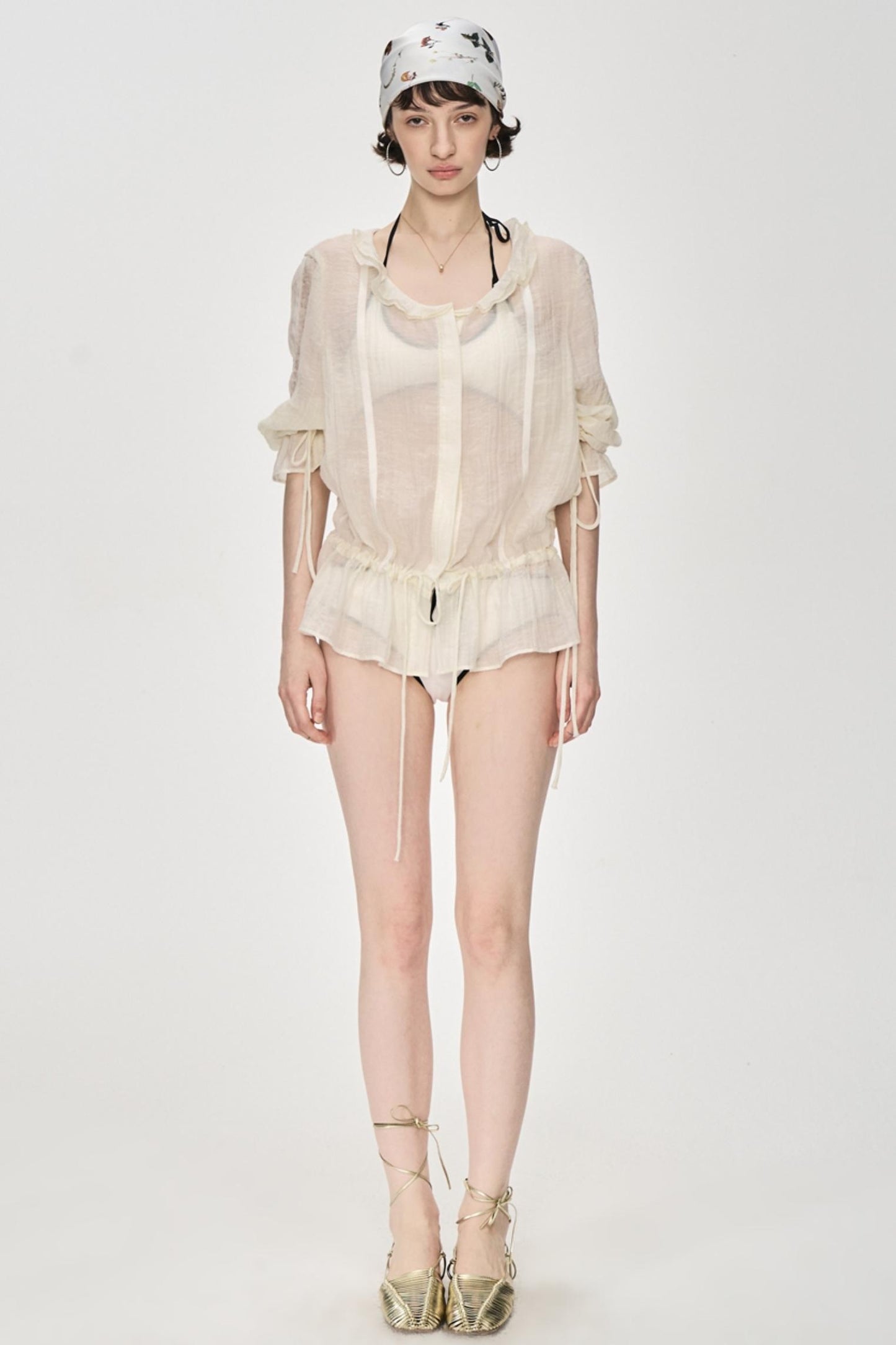 Exposed Clash Bra Top