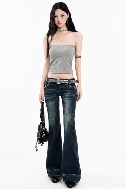 Black Studded Tube Top