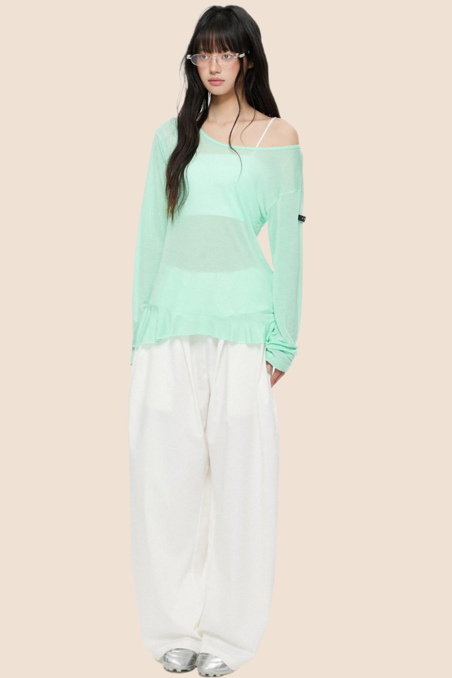 Sheer Summer Smock Top