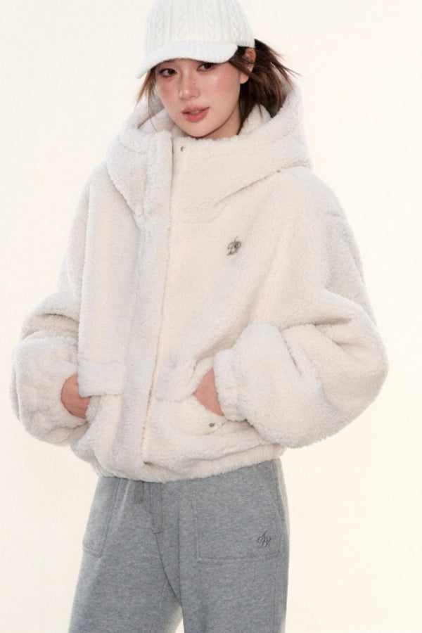 Fleece Hooded Work Jacket