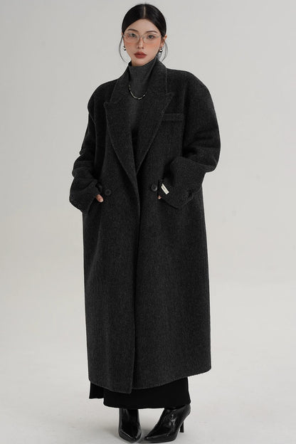 Elegant Long Wool Coat