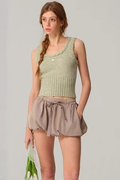 Charming U-Neck Pullover