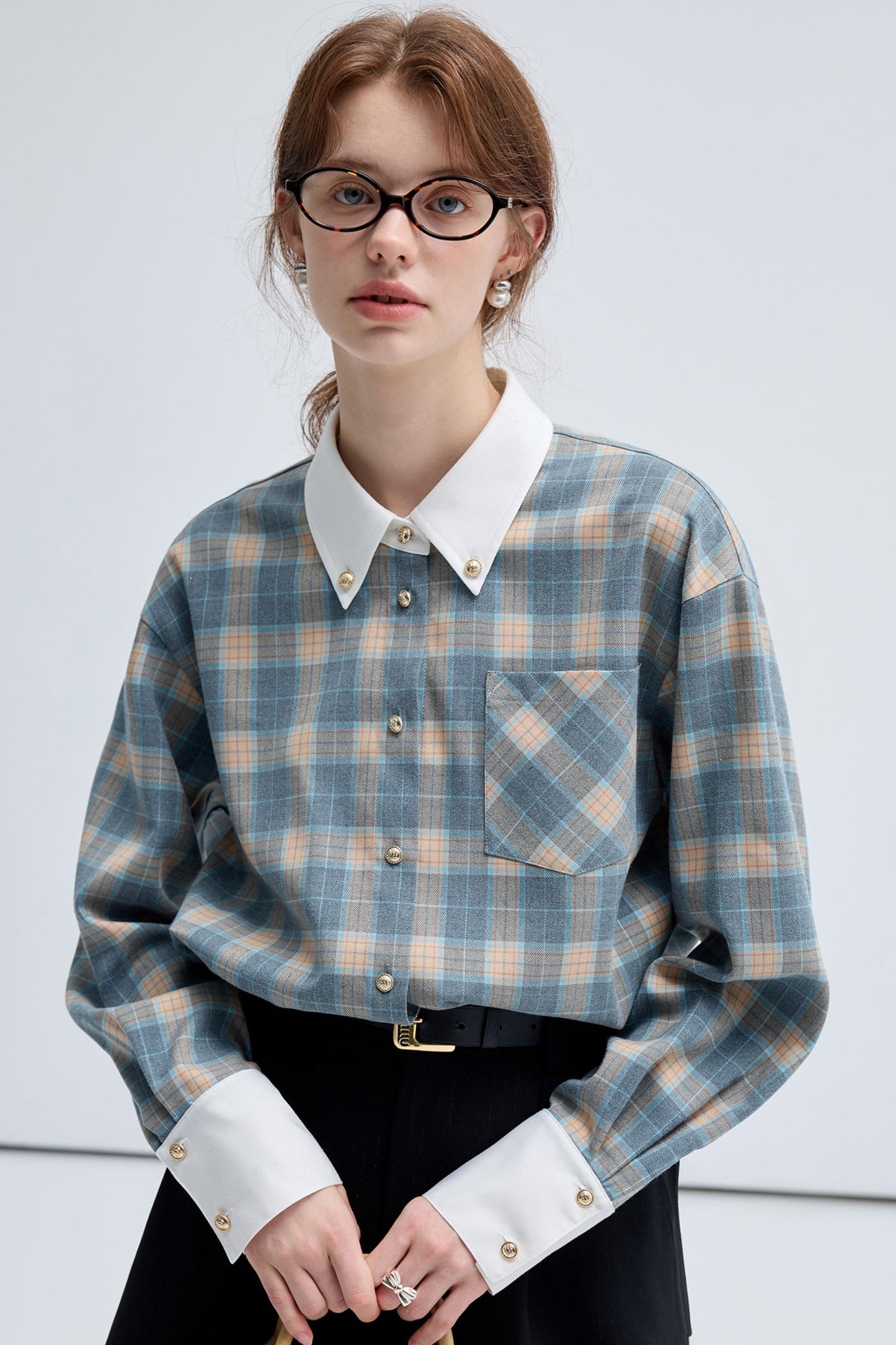 Vintage British Plaid Shirt