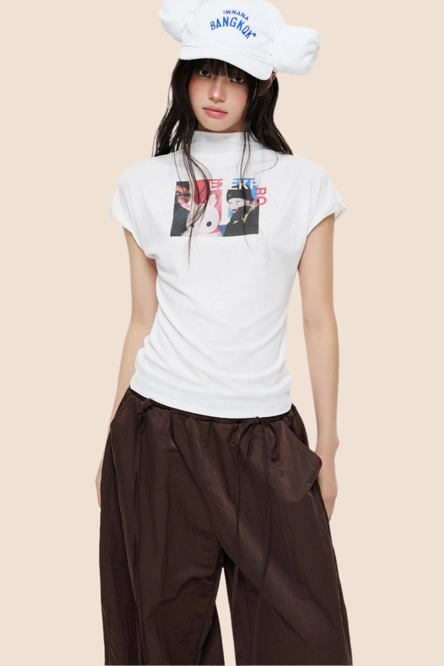 Fitted Short Sleeve Crop Tee