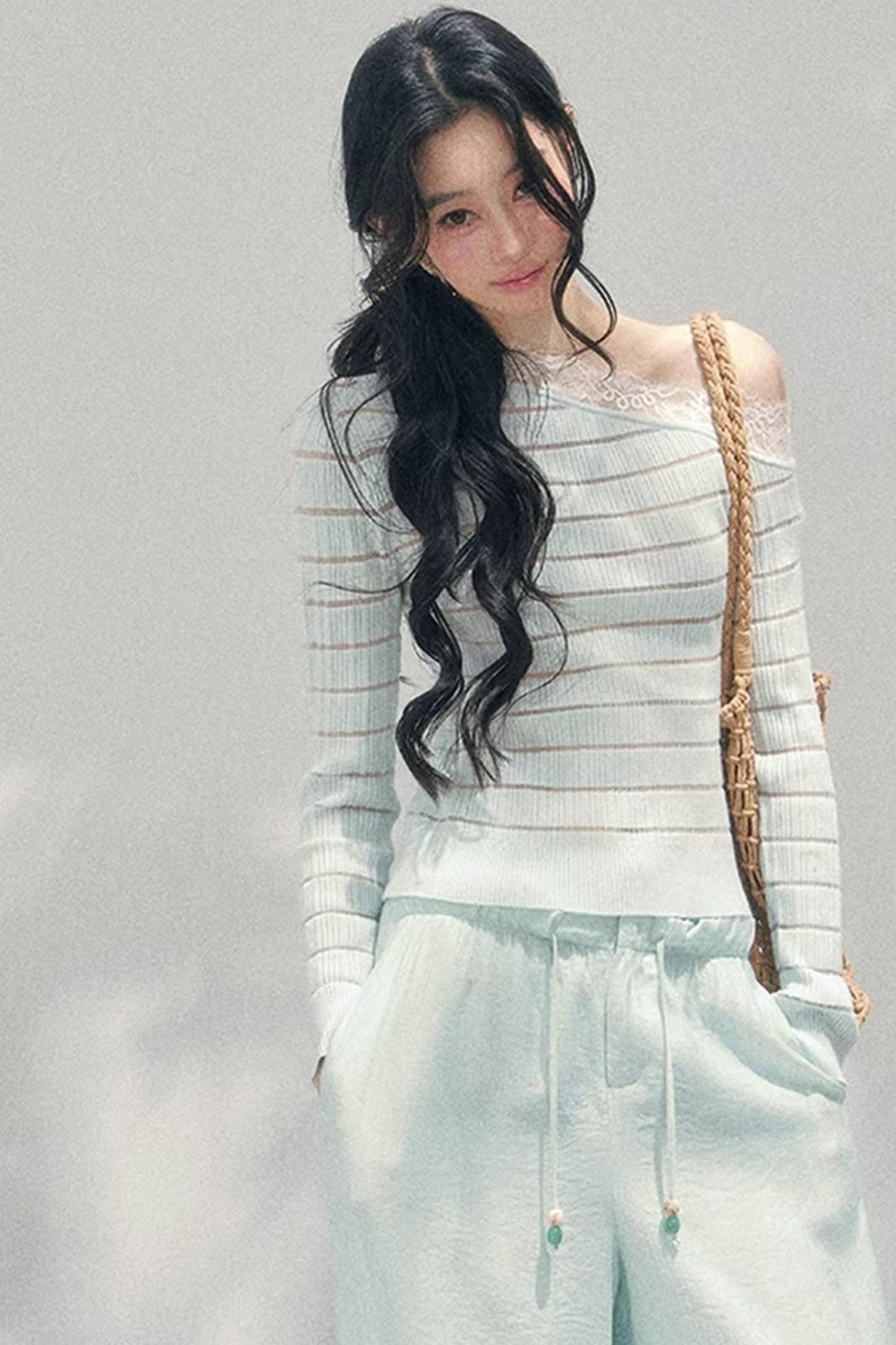 Gentle Glance Knitted Lace Top