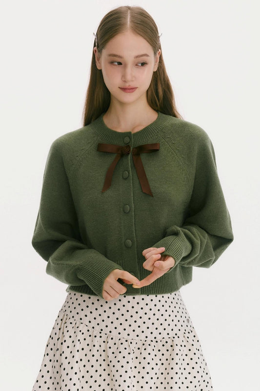 Blueberry Matcha Roll Cardigan