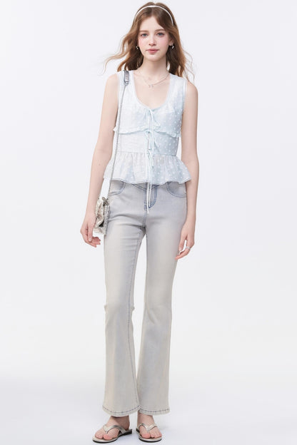 Floral Print Two-Piece Skirt Set-Up