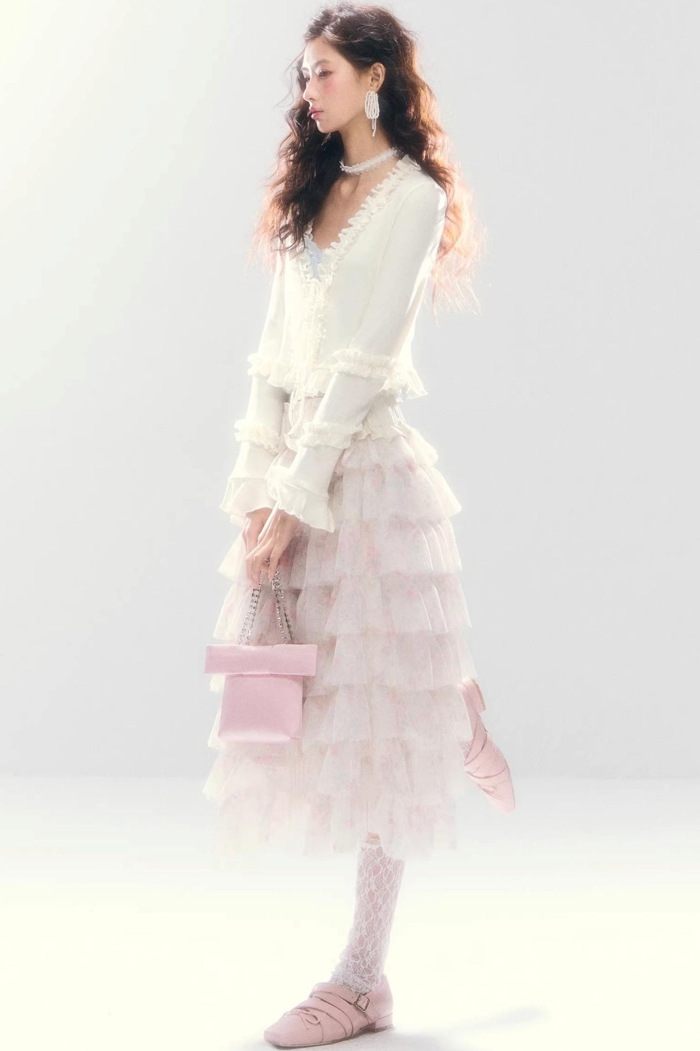 Multi-Layered Mesh Skirt